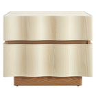 Modway Isola 2 Drawer Nightstand - White Light Oak-6
