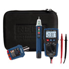 REED R5099-KIT Electrical Test Kit-Measures AC/DC voltage and current, resistance, capacitance, frequency, diode and continuity