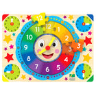 University Games The Learning Journey Lift & Learn Clock Puzzle - Time Recognition Puzzle For Toddlers - Fun Clock Puzzle For Preschoolers-Build concentration & focus