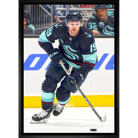 Jared Mccann Seattle Kraken - Framed Canvas - 22" x 31"-Premium canvas print with gallery-wrapped edges