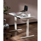 Ezywork 48" Electric Sit Stand Desk - White-Desktop Size: 47.3"W x 23.6"D (120cm x 60cm)