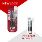 uni-ball 207 Retractable Gel Pens – 0.7mm – Blue – 3 Pack-uni Super Ink entraps the gel ink in the paper, creating a strong bond that resists document fraud