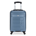 Roots Banff Carry-On Luggage - 20" - Blue-Retractable push-button trolley handle for easy handling