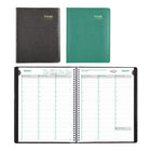 Brownline 2027 EcoLogix Weekly Planner with Twin-Wire Binding - 11" x 8-1/2" - Assorted Colours-12-Month: January 2027 to December 2027