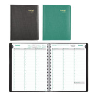 Brownline 2027 EcoLogix Weekly Planner with Twin-Wire Binding - 11" x 8-1/2" - Assorted Colours-12-Month: January 2027 to December 2027