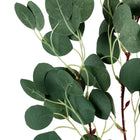 Gry Mattr Vase with Artificial Eucalyptus - 10" H-Includes ceramic vase with matte, unglazed finish
