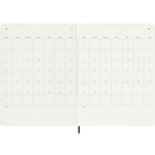 Moleskine 2027 12 Month Weekly Soft Cover Planner - 7.5" x 9.75" - Black-Useful tools including calendar, travel planning, ideas and goals, and ruled pages for notes