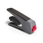 TRU RED One-Touch Alloy Plus Executive Metal Flat Stack Full Strip Stapler - 30 Sheet Capacity - Black Chrome-Push button for easy staple loading