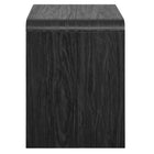 Modway Toscana 1-Drawer Nightstand - Black-Non-Marking Floor Glides