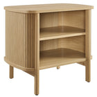 Modway Cadence Open Nightstand - Oak-Versatile Nightstand
