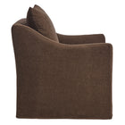 Modway Somerset Linen Blend Slipcovered Armchair - Cocoa-Plush Back Cushion