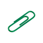 JAM Paper Colourful Standard Paper Clips - 1"- Green - 100 Pack-Size: 1 inch (Standard/Regular) | Keep your stacks of paper organized with coloured paper clips