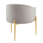 Modway Savour Tufted Performance Velvet Accent Chairs - Light Grey - 2 Pack-7