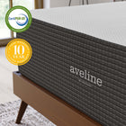 Modway Aveline 16" Memory Foam King Mattress-Stretch Knit Zipper Removable Cover