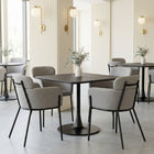 Zuo Bremor Dining Chair - Slate Grey - Set of 2-Dimensions: 22.8" L x 24.4" W x 31.3" H
