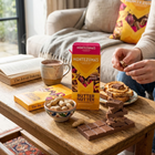 Montezuma’s Butter Nutter Milk Chocolate with Peanut Butter Truffle Centre Bar - 90 g - 3 Pack-Sea salt balances the sweet milk chocolate and nutty filling.