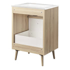 Modway Maverick 24" Bathroom Vanity - White/Oak-Melamine and Particleboard Construction