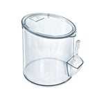 Azar PET Container - 9.8" H x 8.3" D - Clear-Item made of PC/PET