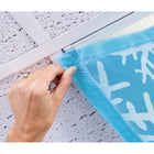 Learning Resources Classroom Light Filters, Blue/White (1233)-Sewn-in magnets allow quick, simple installation