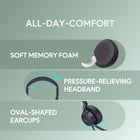 Yealink UH44 Dual Headset - For Phone & Computer - Microsoft Teams - Black-Speaker frequency response range: 20Hz-20kHz