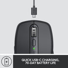 Logitech MX Anywhere 3 Compact Performance Wireless Mouse - Black-Connect up to three devices and switch between them at the tap of a button. MX Anywhere 3 works with Windows, macOS, iPadOS, ChromeOS, & Linux