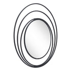 Zuo Luna Round Mirror - Black-Colour: Black