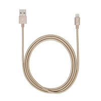 iStore Sync & Charge Lightning Cable, Gold-Sync & Charge