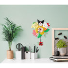 Enesco Allen Designs Sanrio Hello Kitty and Friends Pendulum Wall Clock-Hand crafted from high-quality resin material that is hand-painted by skilled artisans and packaged in a kraft gift box