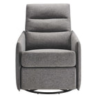 Modway Etta Upholstered Fabric Lounge Chair - Light Grey-Assembly Required