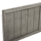 Modway Robbie Wood Twin Headboard - Grey-Interchangeable Bed Frame Options