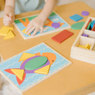 Melissa & Doug Beginner Pattern Blocks, 15 Pack (LCI528)-PK