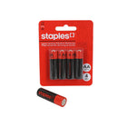 Staples Tech AA Alkaline Battery - 4 Pack-Confidently power everything from toys to flashlights, portable power tools and much more