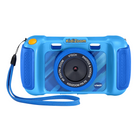 VTech KidiZoom Camera Pix FX Blue - Bilingual-Focus on the perfect shot with a 16MP camera including 4X digital zoom, 2.4" color screen and activate a selfie mode that automatically snaps a picture when a face is detected