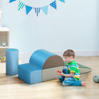Soozier Climb and Crawl Activity Playset 5-Piece Set-Designed to let infants and toddlers climb, crawl, explore and slide 