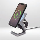 LBT Mag Stream 3-in-1 Magnetic Charging Desktop Origami Stand - Dark Grey-Premium aluminum finish with a soft quality rubber for a luxirious touch.
