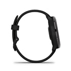 Garmin vivoactive 6 Smartwatch - Slate with Black Band-HEALTH AND WELLNESS - Continuously monitor your health with wrist-based heart rate, HRV status, Pulse Ox2 and women’s health tracking — including menstrual cycle and pregnancy, meditation and more — to learn more about your body.