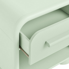 Modway Bellamy Curved 1-Drawer Nightstand - Sage-9