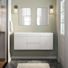 Modway Render 48" Double Sink Compatible Bathroom Vanity Cabinet - White-MDF and Particleboard