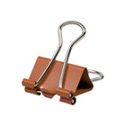 JAM Paper Colourful Binder Clips - Small - 3/4" - Orange - 25 Pack-Binder clips' strong hold keeps stacks of loose paper securely fastened together, without the risk of slipping or falling out