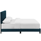 Modway - Amira Tissu rembourré Lit King, Azure-Sommier requis (non inclus)