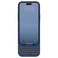 Clicks Keyboard Phone Case for iPhone 15 Pro - Royal Ink-Type with speed and precision on a keyboard built for feel and performance.