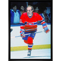Guy Lafleur Montreal Canadiens Action Close-up - Framed Canvas - 22" x 31"-Premium canvas print with gallery-wrapped edges