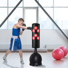 Soozier Freestanding Punching Bag-Resistant base refillable with 44 lb/22.5kg water, 61lbs/27.5kg sand or 66lbs/30kg mixture for stability