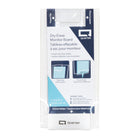 Quartet Acrylic Dry Erase Monitor Board with Paper Clip and Phone Holder - 4” x 8”-VERSATILE DESIGN: Designed with a paper clip at the top to keep loose papers organized, a dry erase surface for notes and to-do lists, and a phone holder at the bottom with a hole for convenient charging. You can also place sticky notes on the surface.