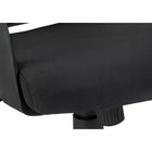 Monarch Specialties 7272 High-Back Executive Office Chair - Black/Black Fabric-Product dimensions: 25 inches L x 24.5 inches D x 45.75 inches H