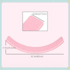 Qaba 32.3" Balance Board, Ended Preschool Learning Montessori Waldorf Toy - Pink-Bottom with removable grip strips 