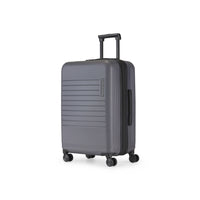 Bugatti Dubai Collection 26" Hardside Check-in Luggage - Spinner - Charcoal-Made of lightweight and resistant ABS/PC