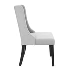 Modway Renew Parsons Performance Velvet Dining Side Chairs - Light Grey - 2 Pack-Dense Foam Padding