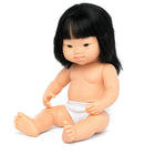 Miniland Anatomically Correct 15" Baby Doll - Down Syndrome Asian Girl-Anatomically-correct girl doll