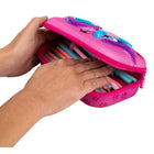 ZIPIT Sensory Pencil Case for Girls - Large Capacity Stationery Organizer Box - Pink-8